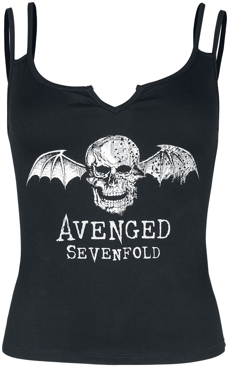 Avenged Sevenfold Death Bat Design Women's Regular Fit T-Shirt - Short Sleeve, Soft Cotton (XX-Large)