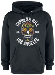 Amplified Collection - Floral Skull, Cypress Hill, Hooded sweater