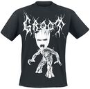 2 - Black Metal Groot, Guardians Of The Galaxy, T-Shirt