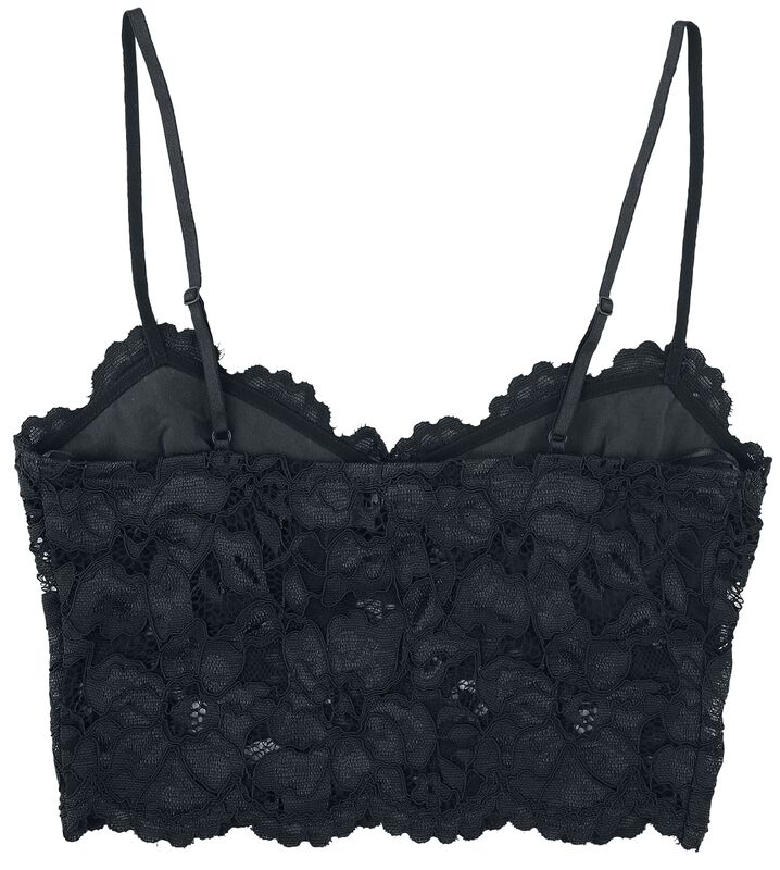Black Floral Lace Bralette | Black Premium by EMP Bustier | EMP