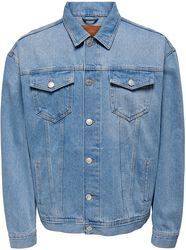 ONSRICK OVZ MID.BLUE 5427 JACKET NOOS, ONLY and SONS, Jeans Jacket