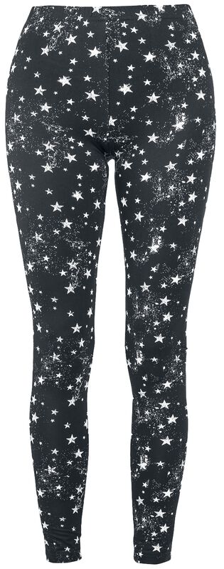 Leggings with All-Over Star Print