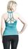 Sport and Yoga - Turquoise Top with Back Detail