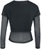 2-in-1 long-sleeved top and cropped t-shirt