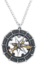 Astro-lunial Compass, Alchemy Gothic, Necklace