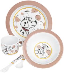 Baby tableware set, One Hundred And One Dalmatians, Breakfast Set