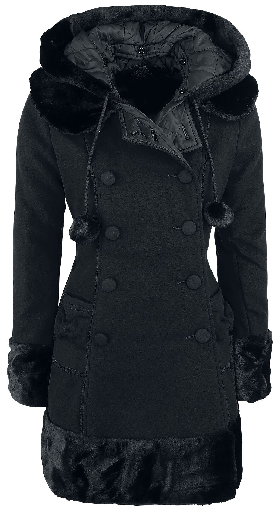 Hell Bunny - Gothic Lange jassen - Capulet Coat - XS