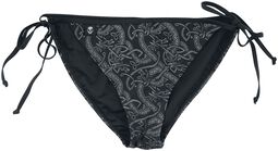 Bikini Bottoms with Celtic-Style Print, Black Premium by EMP, Bikini Bottom