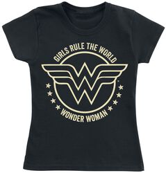 Kids - Girls Rule The World, Wonder Woman, T-Shirt