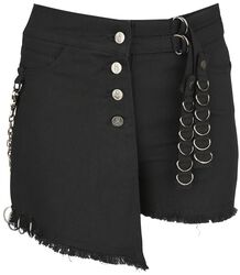 Black Shorts With Details, Gothicana by EMP, Shorts
