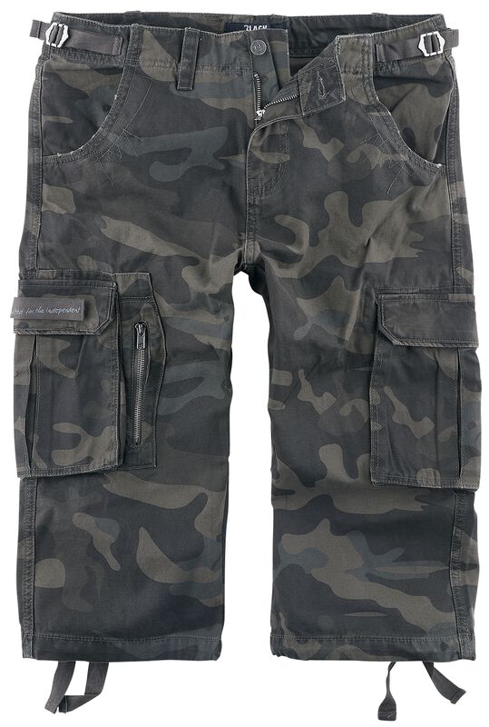 3/4 Army Vintage Shorts