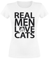Real Men Love Cats, Tierisch, T-Shirt