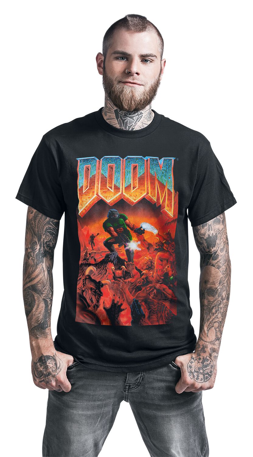 Maglietta Oversize Doom Dark Age, Nera, Taglia Extra, Fan Merch Videogiochi - 5