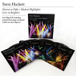 Foxtrot at Fifty + Hackett Highlights: Live in Brighton, Steve Hackett, LP