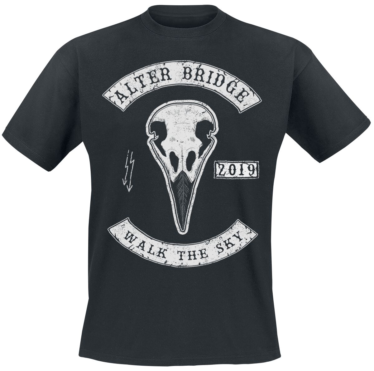 Raven Skull Alter Bridge T Shirt Emp