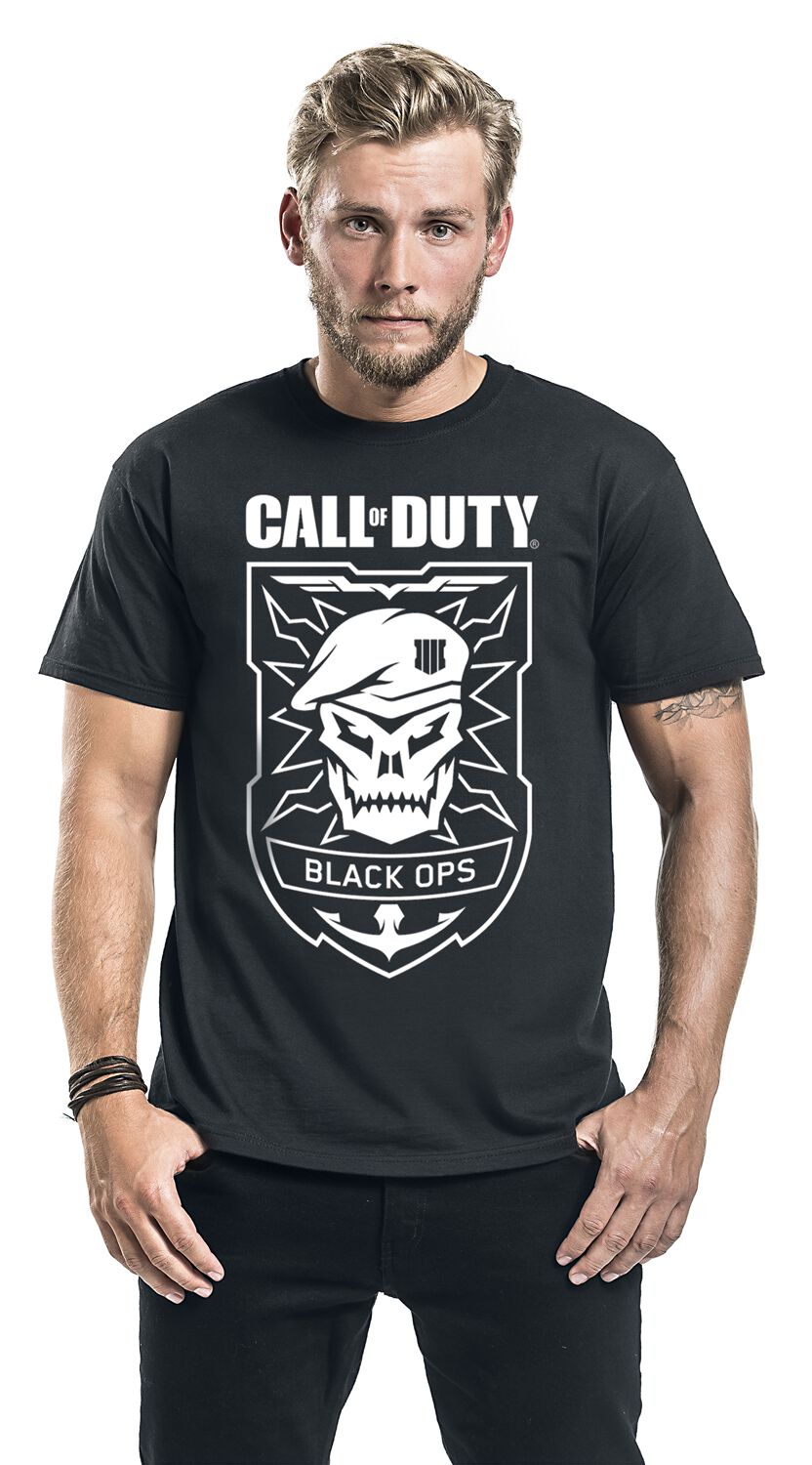 Black Ops - Skull | Call Of Duty T-Shirt | EMP, image size:832x1500