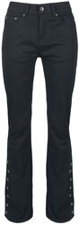 Jeans with Buttons at Leg Ends, Gothicana by EMP, Jeans