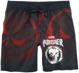 The Punisher - Logo and Letttering, The Punisher, Swim Shorts