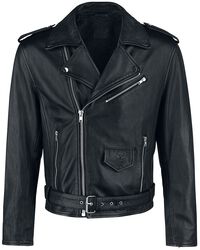 The Road Crew, Black Premium by EMP, Leather Jacket