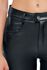 Ladies’ mid-waist faux-leather trousers