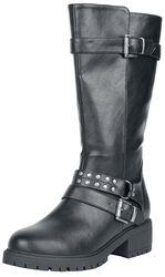 Boots with Buckles and Studs, Rock Rebel by EMP, Boots