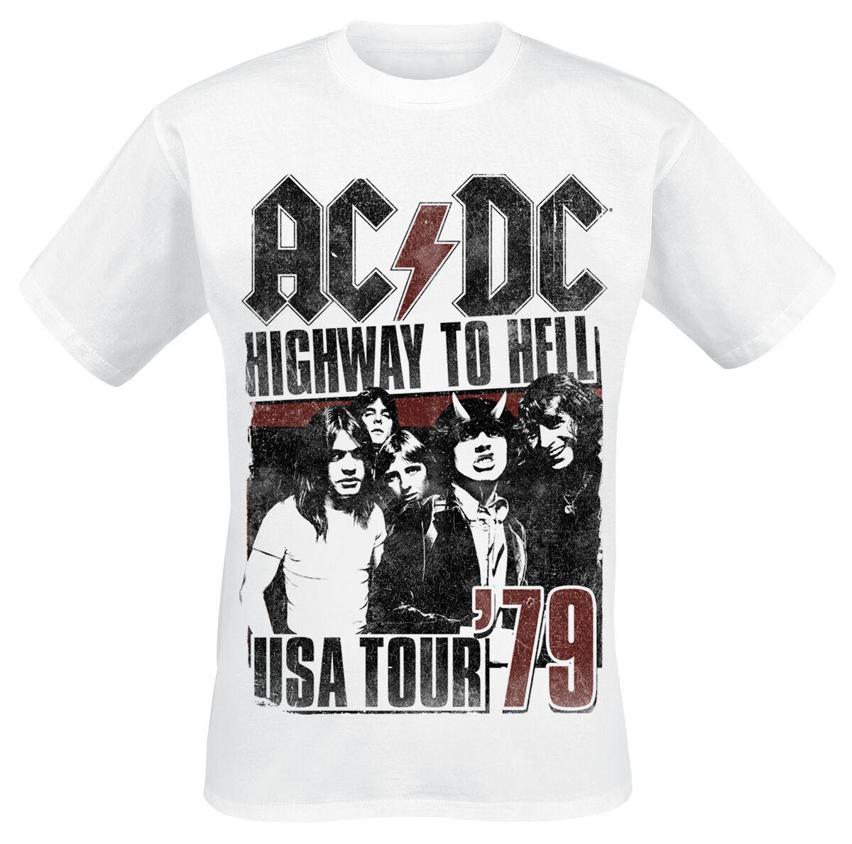 Usa Tour 1979 Ac Dc T Shirt Emp