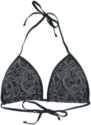 Bikini Top with Celtic-Style Print