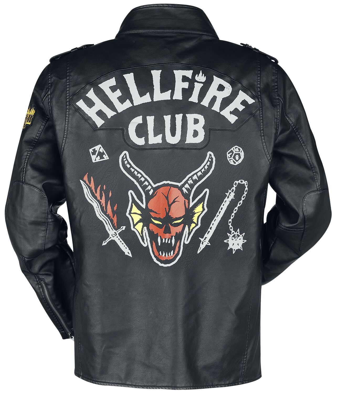 Camiseta Hellfire Club Stranger Things Raglan 3/4 | Shopee México - Foto 4