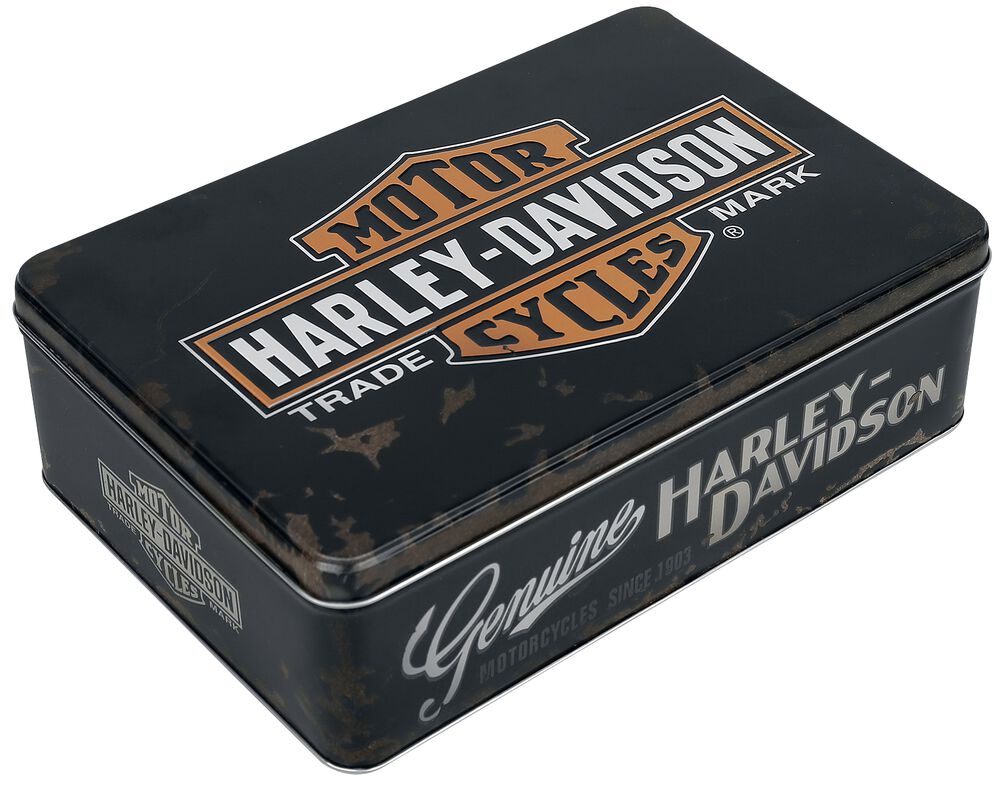 Harley-Davidson Garage - Flat Storage Tin