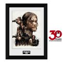Daryl Dixon Collage, The Walking Dead, Framed Image