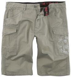 Grey Army Shorts