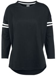 Ladies Sleeve Striped L/S Tee, Urban Classics, Long-sleeve Shirt