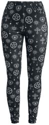 Leggings with all-over print, Gothicana by EMP, Leggings
