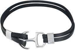 Basic Anchor, RED by EMP, Imitation Leather Bracelet