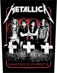 Master Of Puppets Band, Metallica, Back Patch