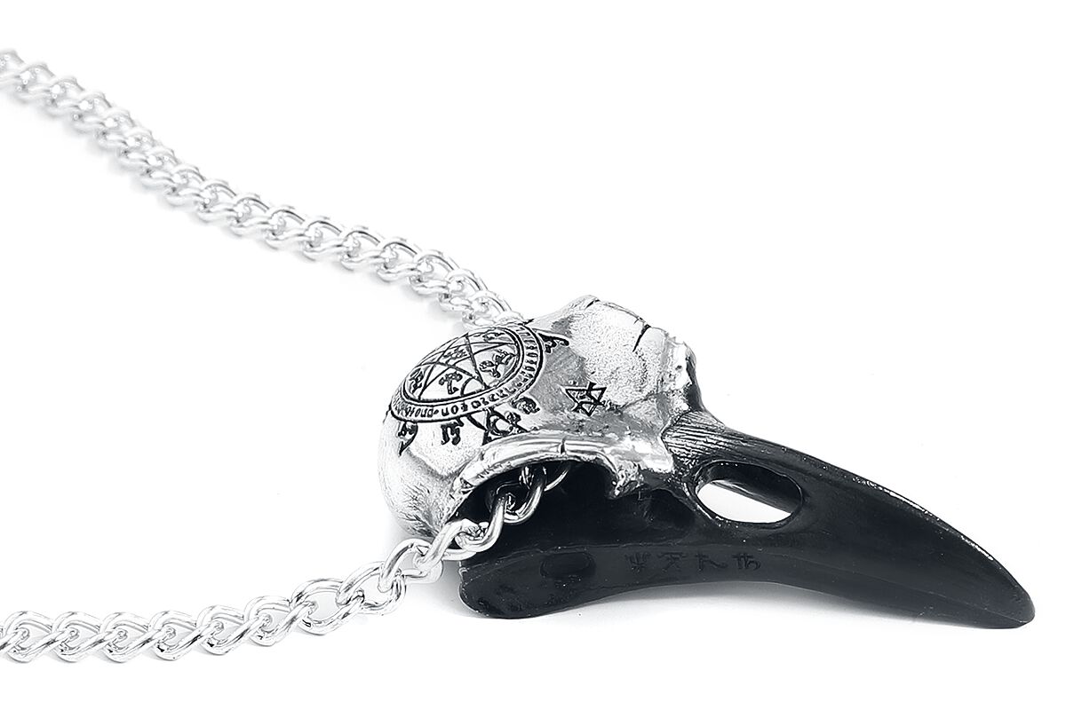 Volvan Raven Skull | Alchemy Gothic Necklace | EMP