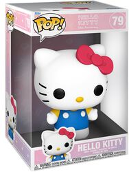Hello Kitty (50th Anniversary) (Jumbo POP!) Vinyl Figurine 79, Hello Kitty, Funko Pop!