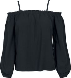 Ladies Cold Shoulder Longsleeve, Urban Classics, Long-sleeve Shirt