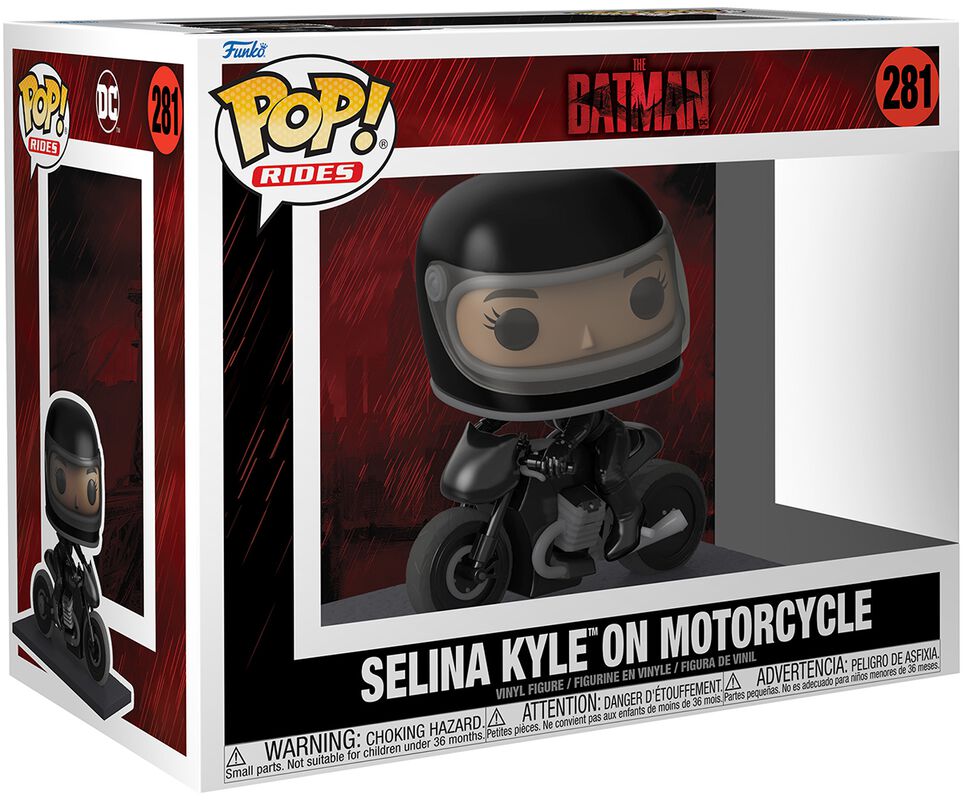 The Batman - Selina Kyle on Motorcycle (Pop! Ride Deluxe) Vinyl Figure 281