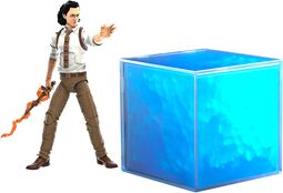 Marvel Legends - Tesseract - Electronic roleplaying item with light effects and Loki figurine, Loki, Replica