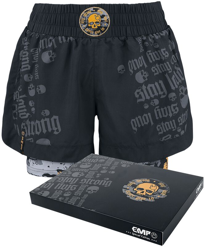 2-in-1 sports shorts with integrated lining