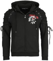 Gothicana X The Crow Hoodie Jacket, Gothicana by EMP, Hooded zip