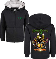 Metal-Kids - Pommesgabel, Heavysaurus, Kids' hooded jackets