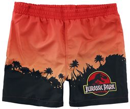 Kids - Jurassic Park Logo and Skyline, Jurassic Park, Swim Shorts