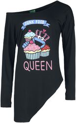 Junk Food Queen, Sesame Street, Long-sleeve Shirt