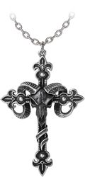 Cross of Baphomet, Alchemy Gothic, Necklace