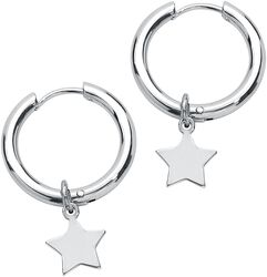 Star-Shaped Dangling Earrings