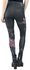 Leggings with roses and crosses