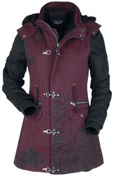 Winter jacket with Rock Rebel prints, Rock Rebel by EMP, Winter Jacket