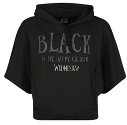 Wednesday - Black is my happy colour, Wednesday, Hooded sweater